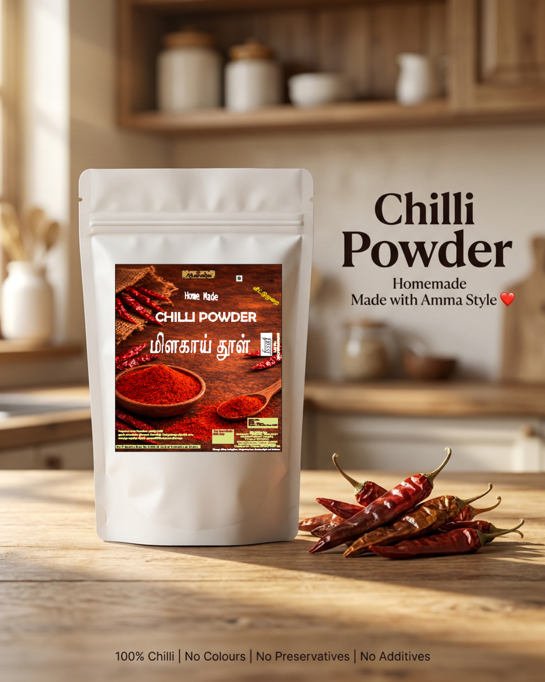 Homemade Pure Chilli Powder | Milagai Thool