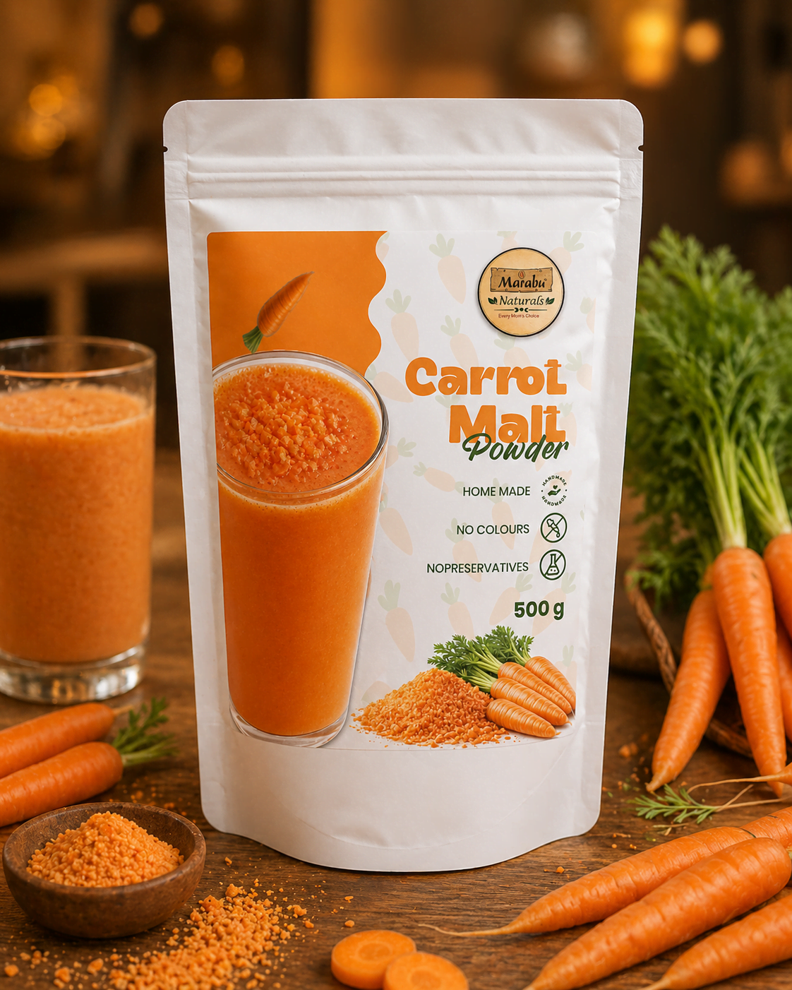 Carrot Nuts Malt 250gm