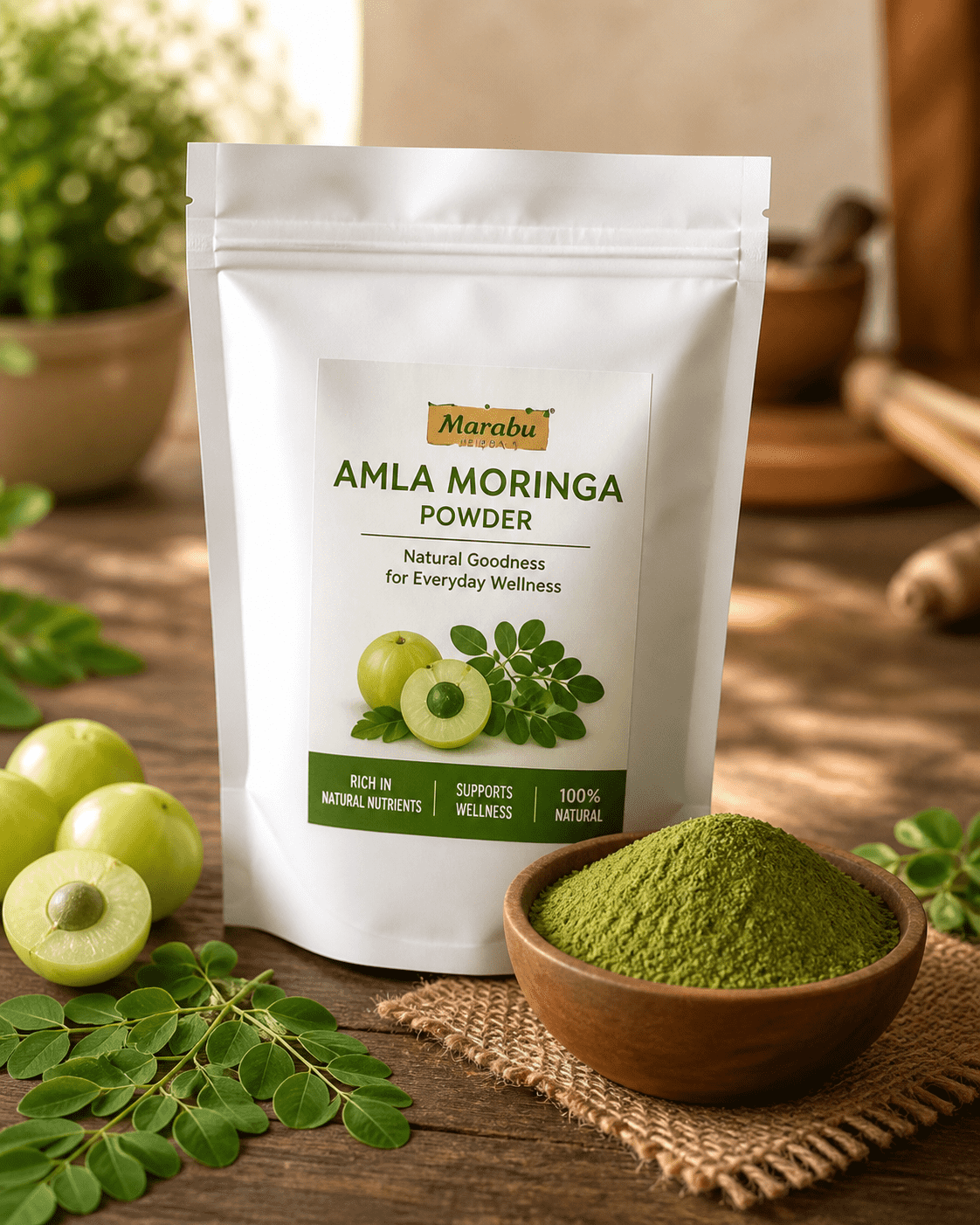 Moringa+Amla Powder