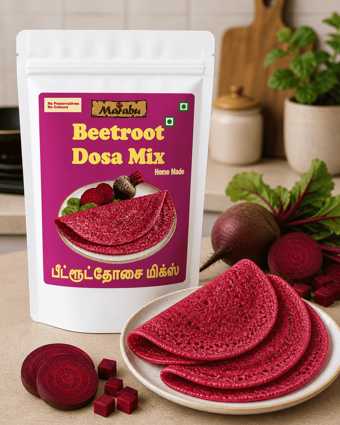 Beetroot Dosa Mix 400gm
