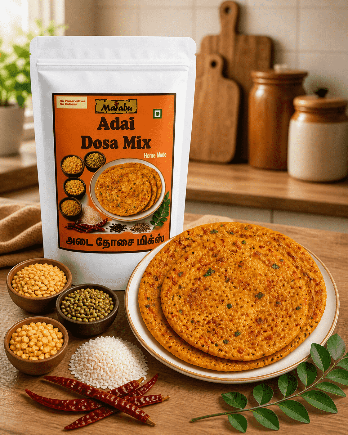 Adai Dosa Mix (அடை தோசை மிக்ஸ்)400gm